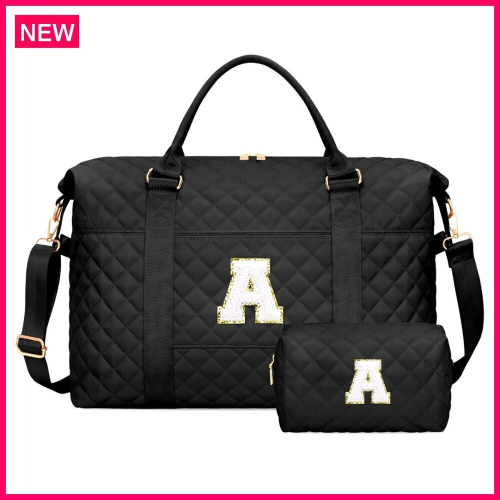 Personalized Weekender Duffel Bag with Wet Pocket, Travel Gym Carry On
